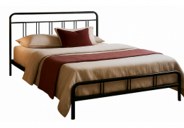 Кровать Рейк 160х200 черная (162x)