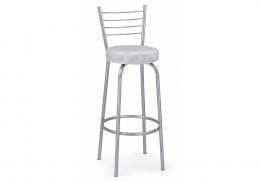 Барный стул Kuroda белый мрамор / светлый мусс (34,5x46x103)